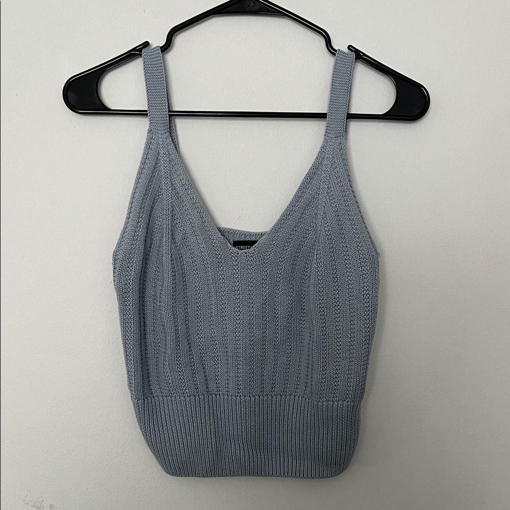 Streetwear Society Light Blue Knit‎ Camisole